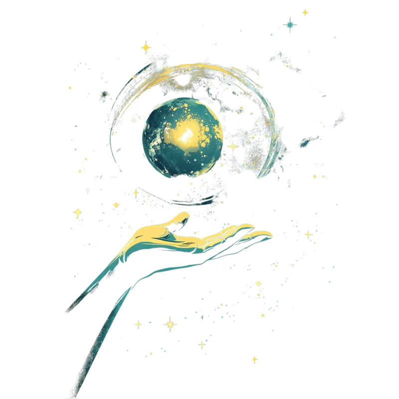 In the Beginning Cosmic Creation T-Shirt - Genesis 1:1 Graphic Tee