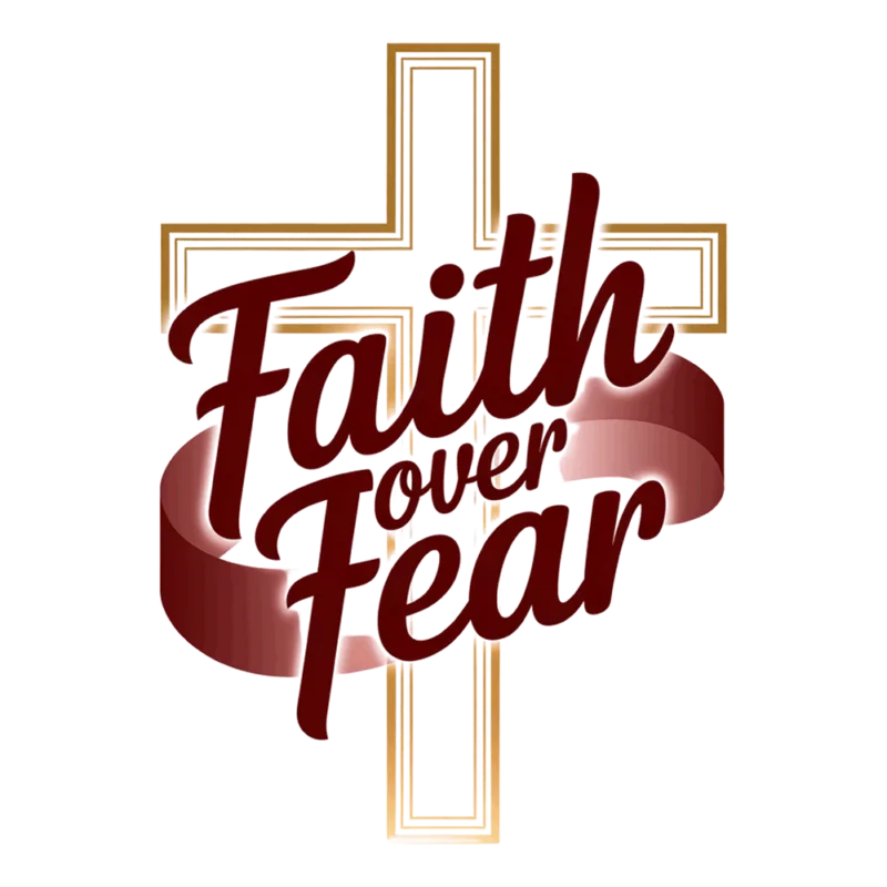 Faith Over Fear Christian T-Shirt - Inspirational Jesus Tee